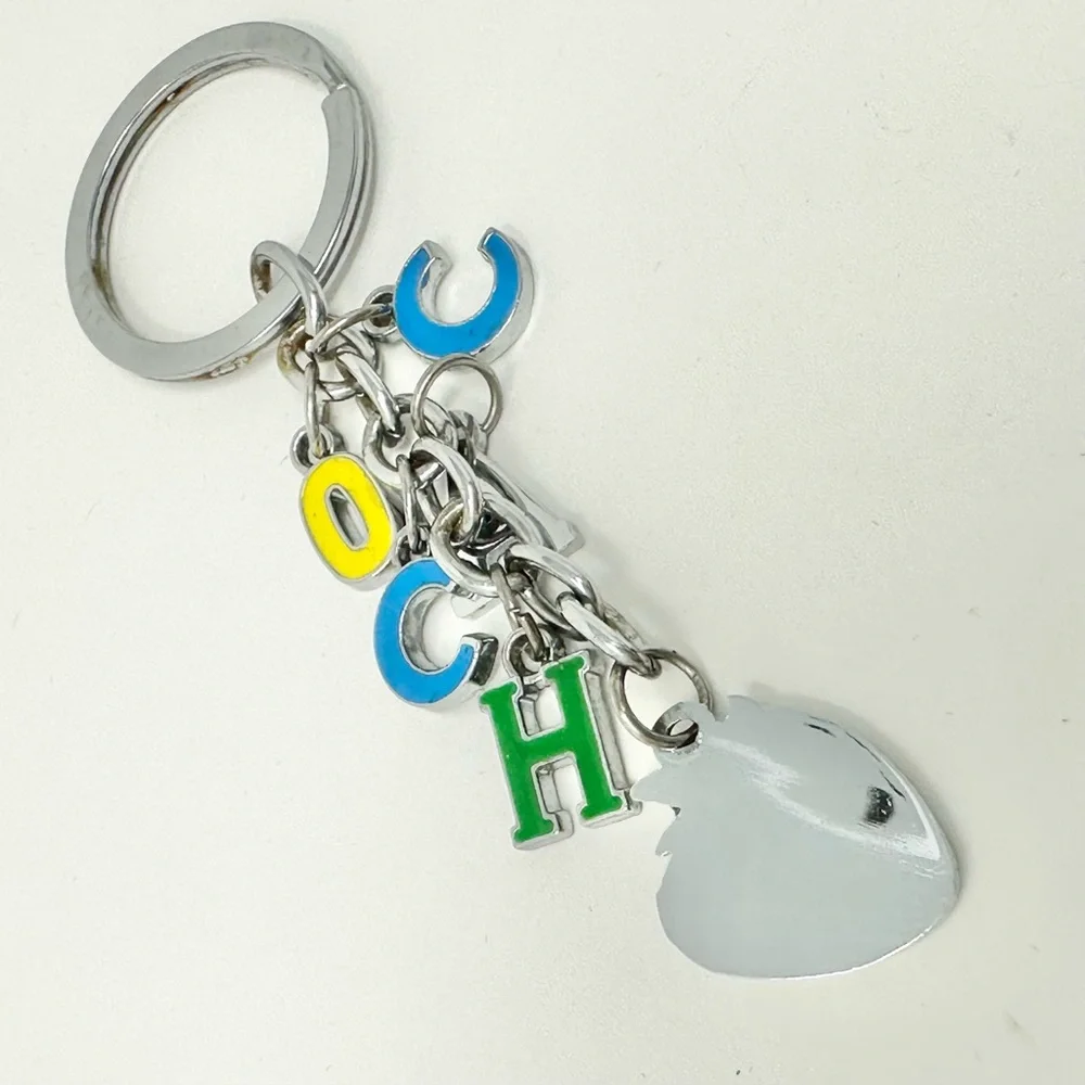 Limited Edition Rare Coach Blue Strawberry Keyring Keychain Bag Charm